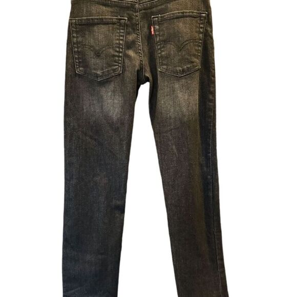 Levi's 514 Men's Straight Jeans W26 L27 Dark Wash Blue Denim - Picture 1 of 11